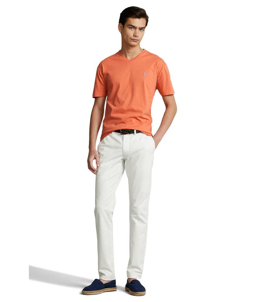 商品Ralph Lauren|Classic Fit Jersey V-Neck T-Shirt,价格¥233-¥238,第6张图片详细描述