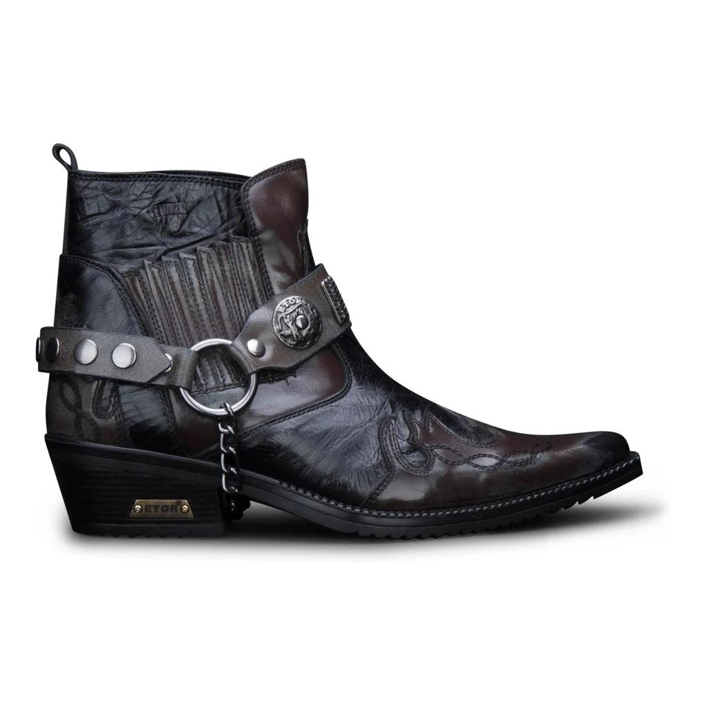 商品Etor|Ankle Cowboy Real Leather Wincklepickers Boots,价格¥1750,第1张图片