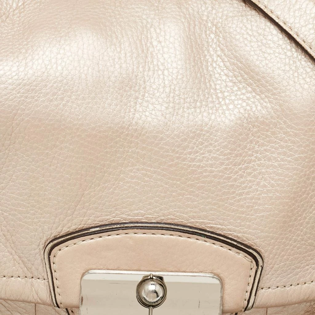 商品[二手商品] Coach|Coach Metallic Beige Leather Kristin Hobo,价格¥1489,第5张图片详细描述