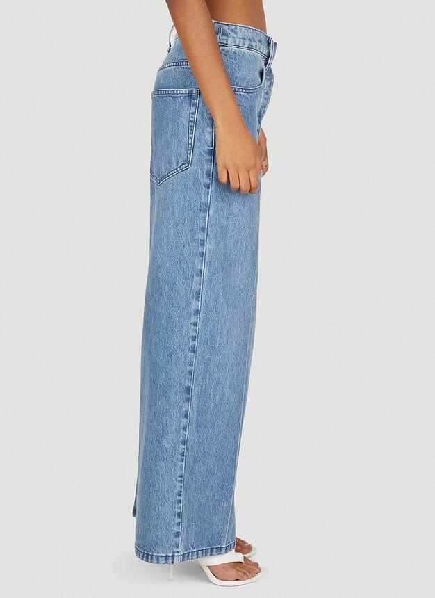 Raver Belted Jeans in Blue商品第3张图片规格展示