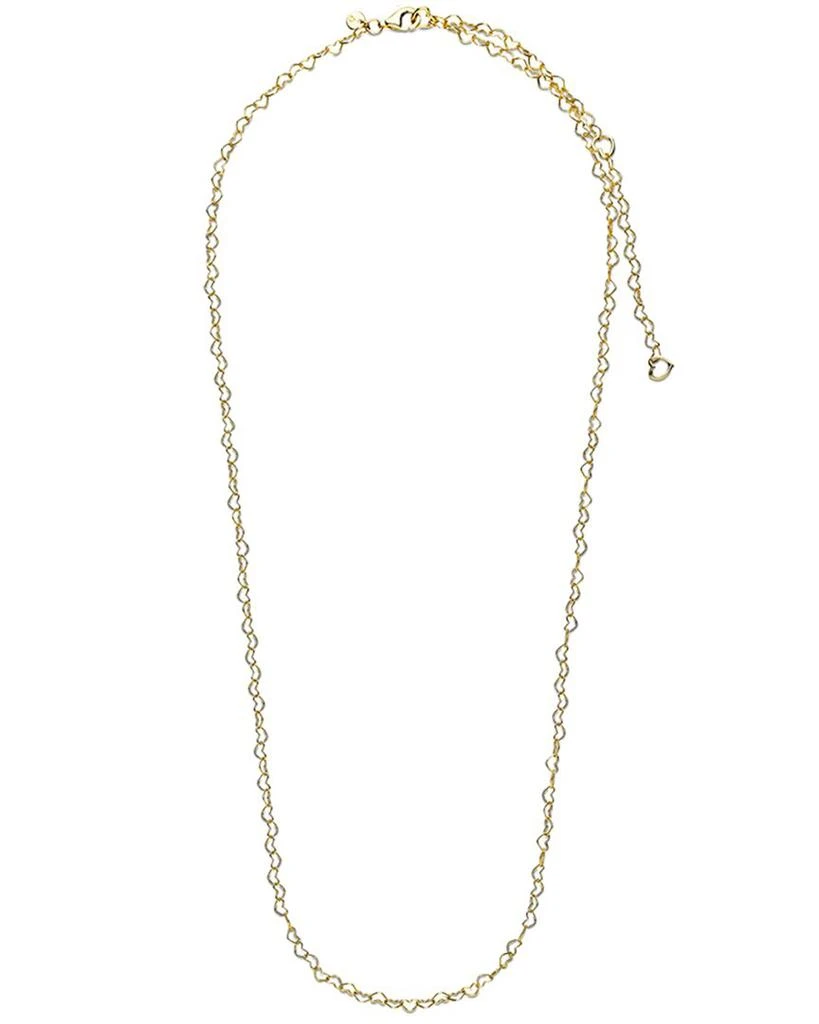商品PANDORA|PANDORA Shine 18K Plated Joined Hearts Chain Necklace,价格¥708,第2张图片详细描述