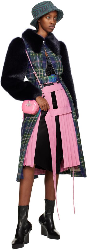 Pink Mini Round Crossbody Bag商品第4张图片规格展示