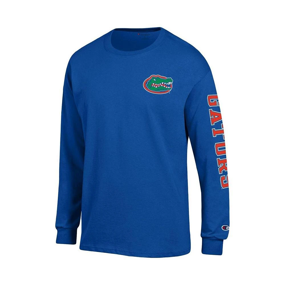 商品CHAMPION|Men's Royal Florida Gators Team Stack Long Sleeve T-shirt,价格¥222,第3张图片详细描述