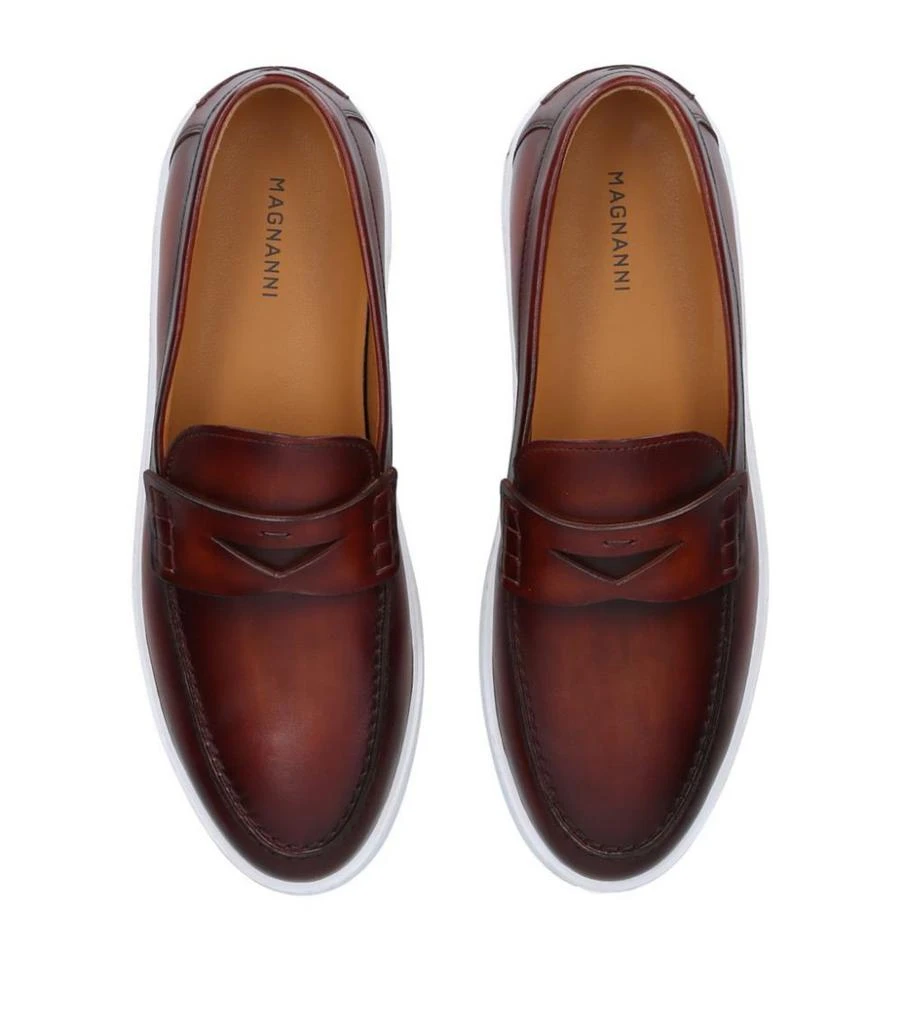 商品Magnanni|Leather Hybrid Loafers,价格¥3130,第4张图片详细描述