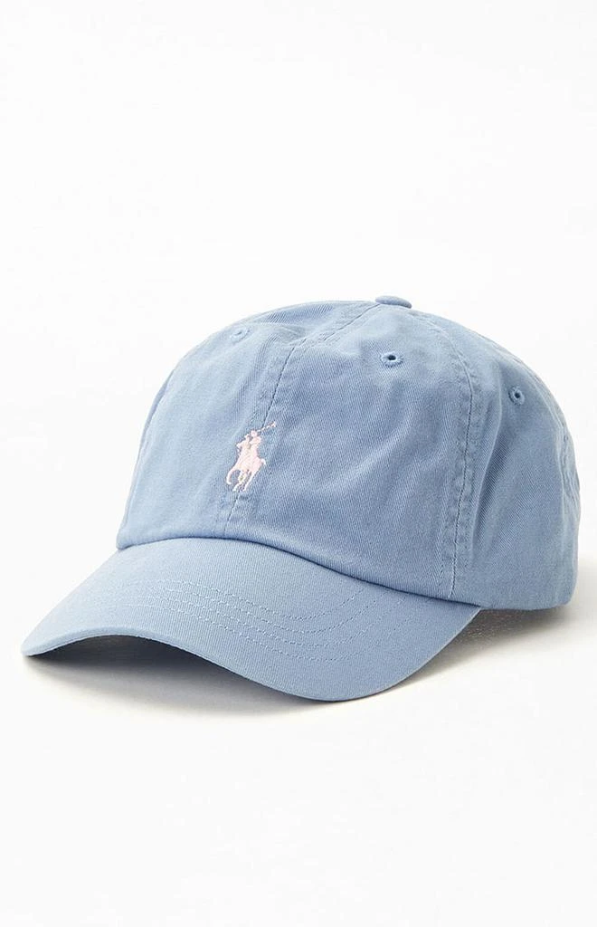 商品Ralph Lauren|Blue Classic Chino Dad Hat,价格¥373,第4张图片详细描述