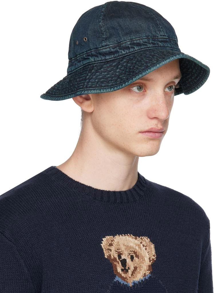 商品RRL|Blue Faded Denim Hat,价格¥612,第2张图片详细描述