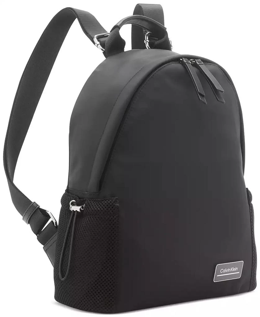 商品Calvin Klein|Jessie Mesh Side Pocket Nylon Backpack,价格¥459,第3张图片详细描述