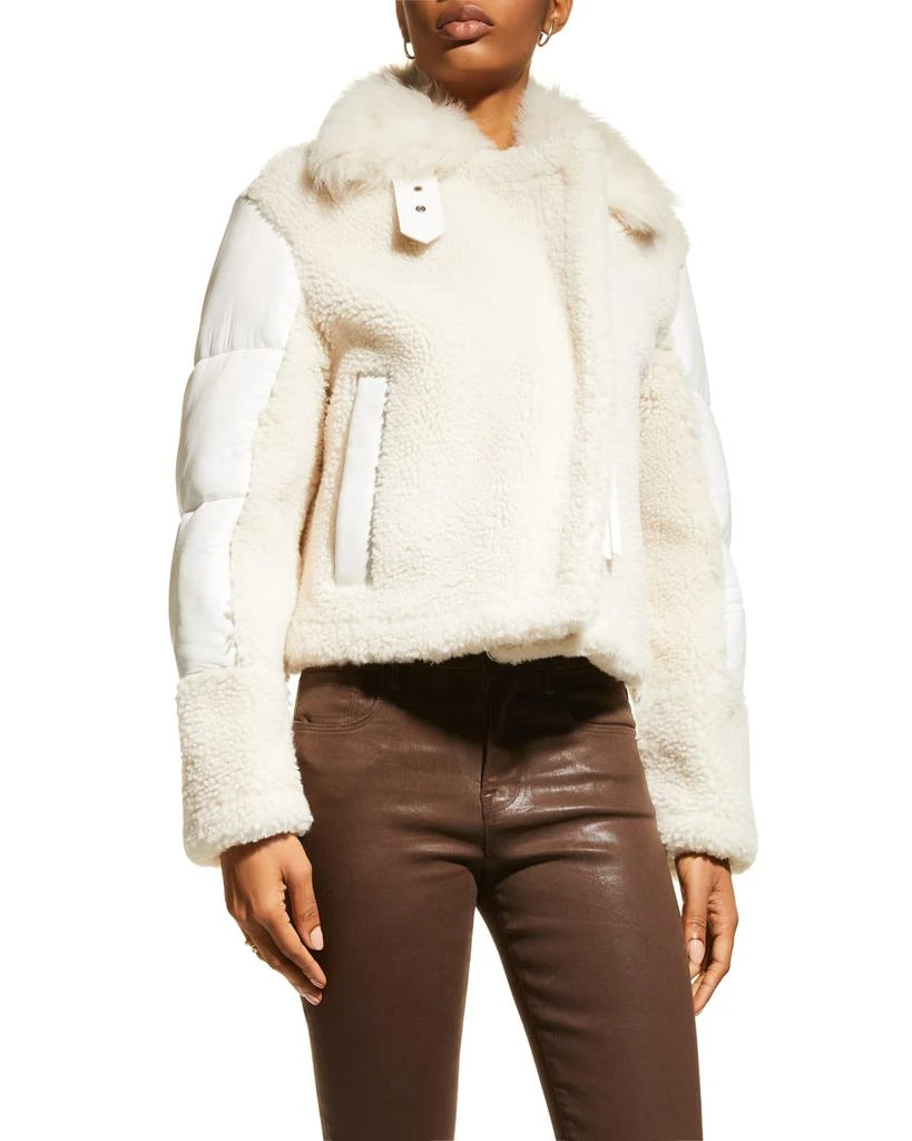 商品Shoreditch Ski Club|Lena Shearling Puffer Coat,价格¥12343,第1张图片