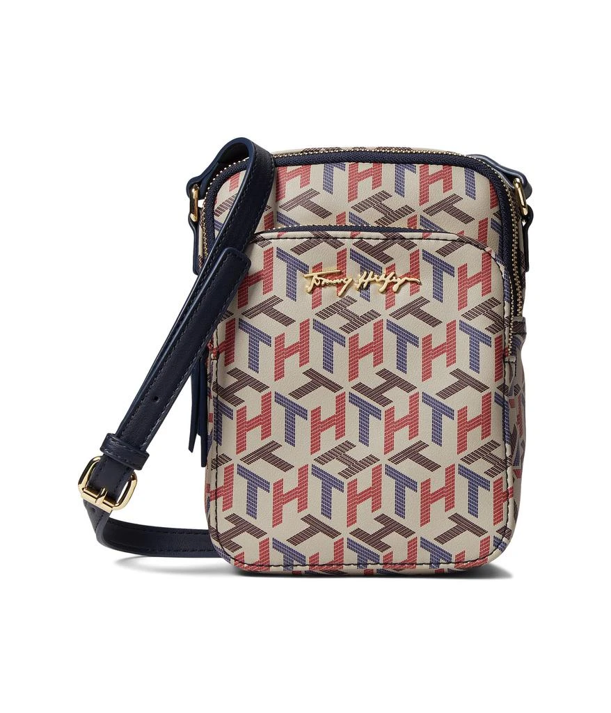 商品Tommy Hilfiger|Hayden SLG iPhone® Crossbody Printed PVC,价格¥388,第1张图片