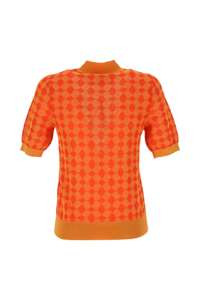 Orange Knitwear T-Shirt商品第3张图片规格展示