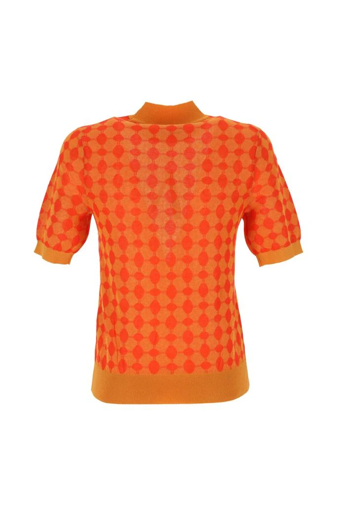 商品Tory Burch|Orange Knitwear T-Shirt,价格¥2078,第3张图片详细描述