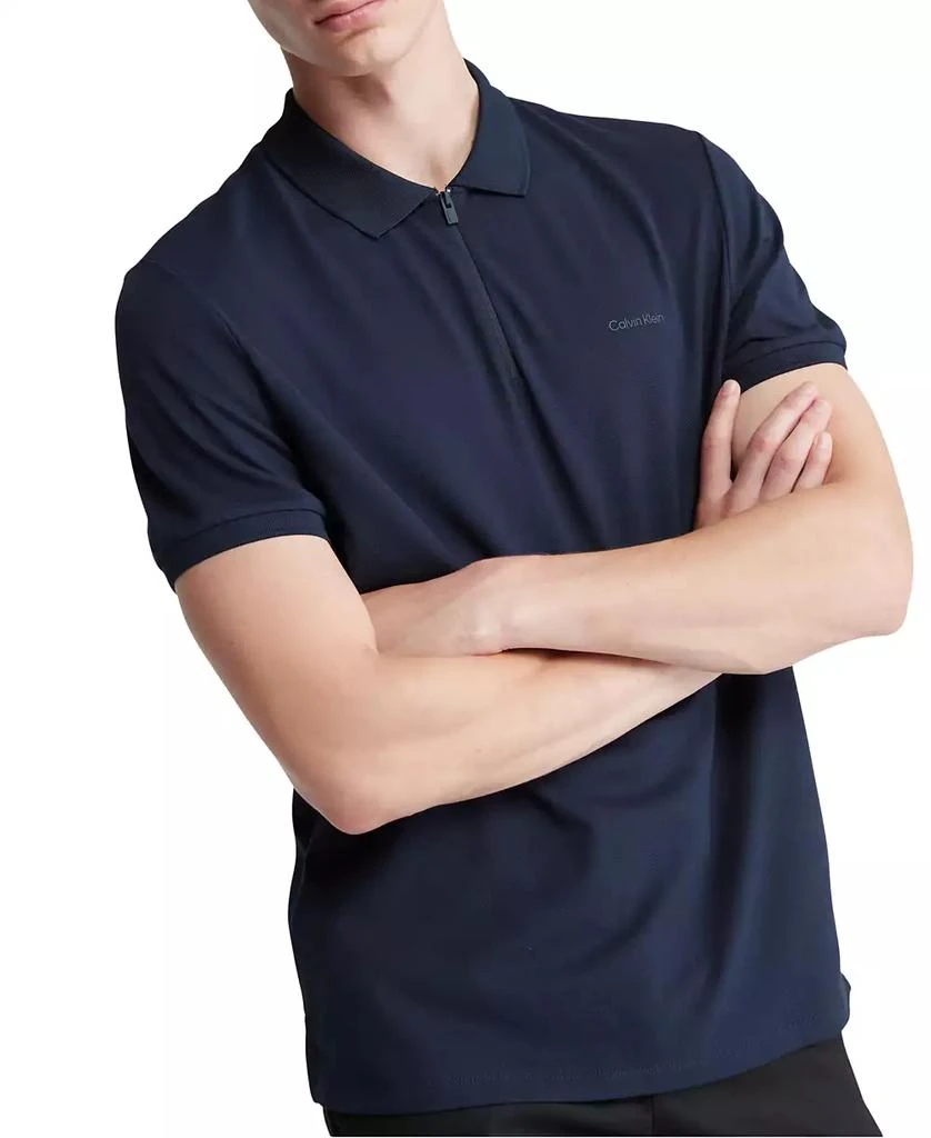 商品Calvin Klein|男士Polo 衫 速干面料,价格¥340,第3张图片详细描述