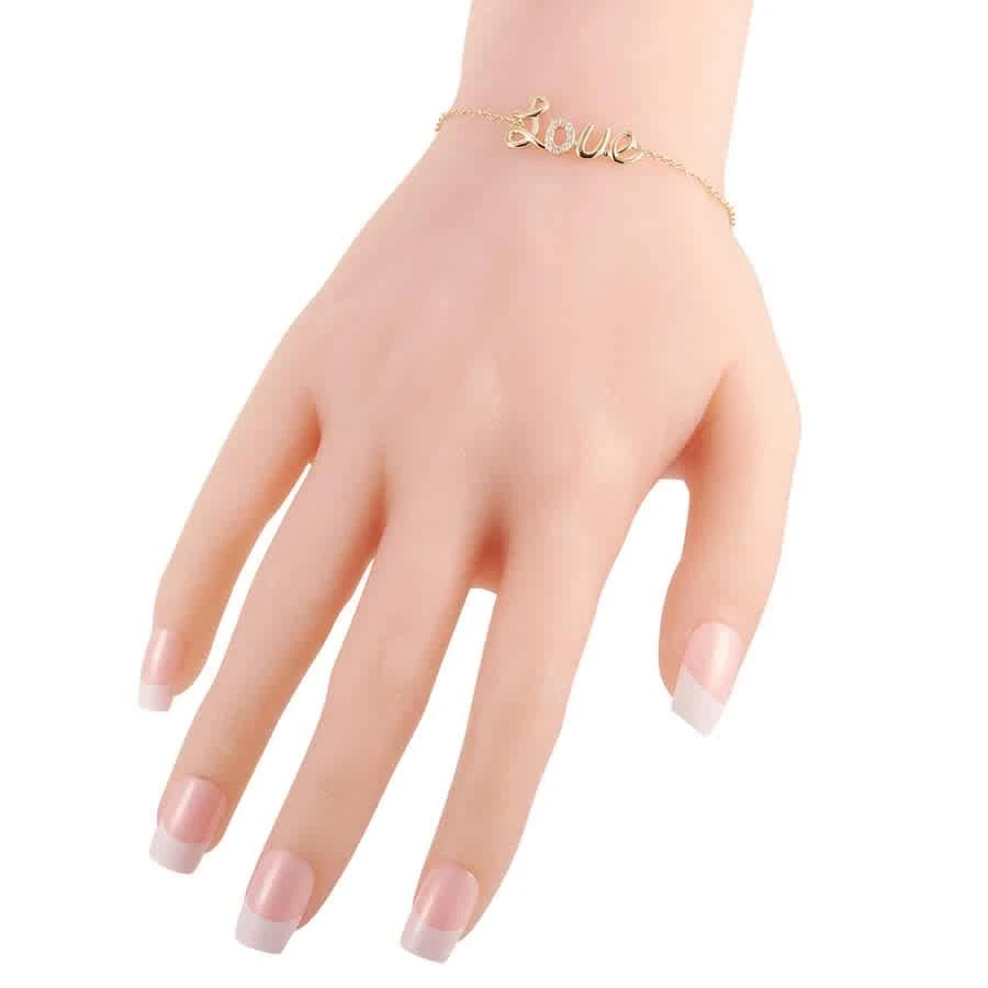商品LB Exclusive|14K Yellow Gold 0.10ct Diamond Love Bracelet,价格¥2849,第2张图片详细描述