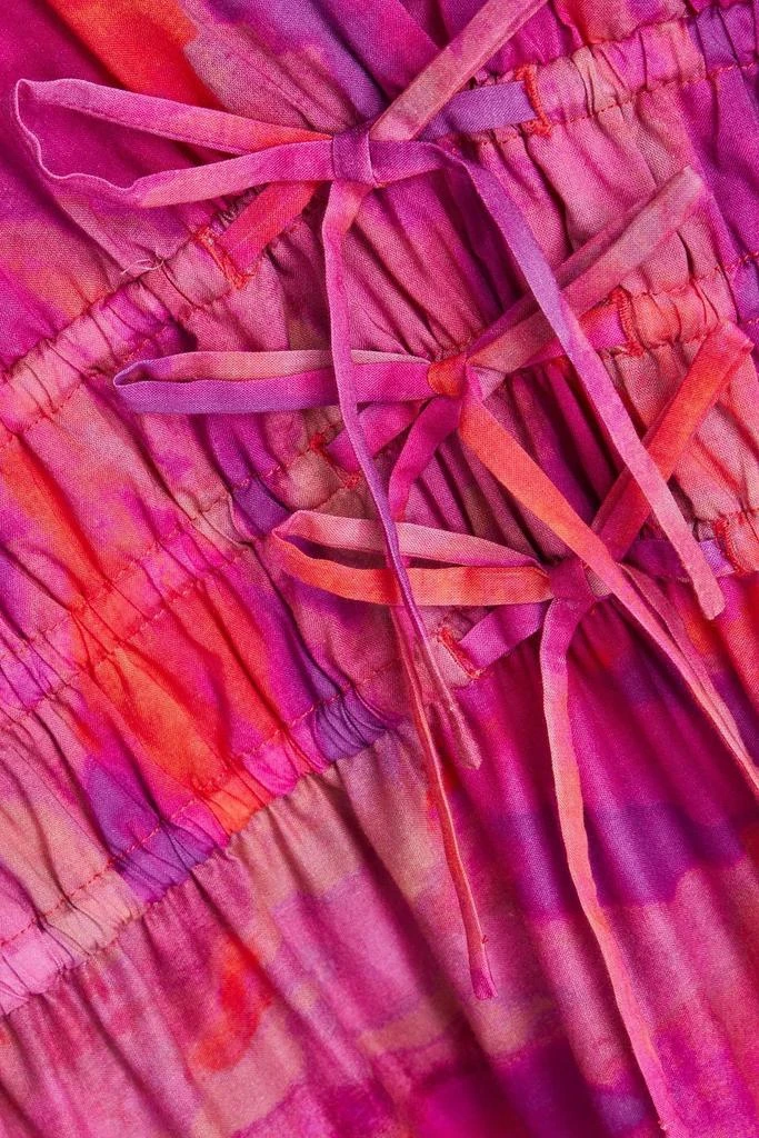 商品Derek Lam|Tiered printed cotton midi dress,价格¥1836,第4张图片详细描述