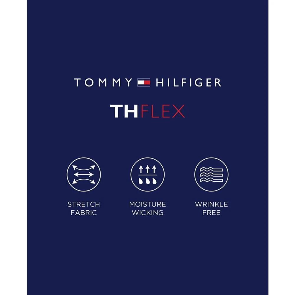 商品Tommy Hilfiger|Men's TH Flex Slim Fit Wrinkle Free Stretch Twill Dress Shirt,价格¥457,第4张图片详细描述