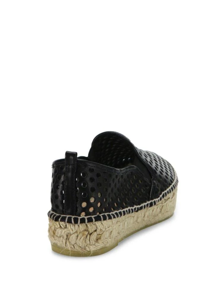 商品Loeffler Randall|Rowan Perforated Vachetta Leather Platform Espadrille Sneakers,价格¥676,第2张图片详细描述