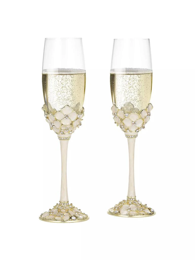 商品Olivia Riegel|Dogwood 2-Piece Champagne Flute Set,价格¥2024,第2张图片详细描述