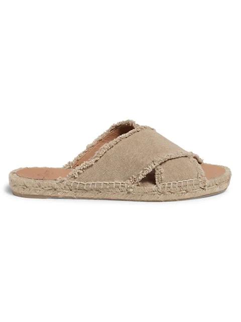 Palmera Flat Canvas Espadrille Sandals商品第1张图片规格展示