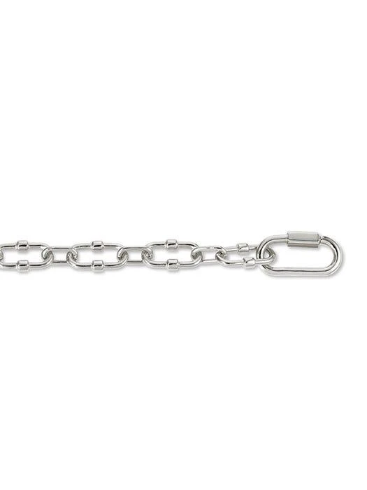 商品hyeres-lor|Shackle Screw Chain Necklace White_HL6N23516W9450,价格¥1702,第3张图片详细描述