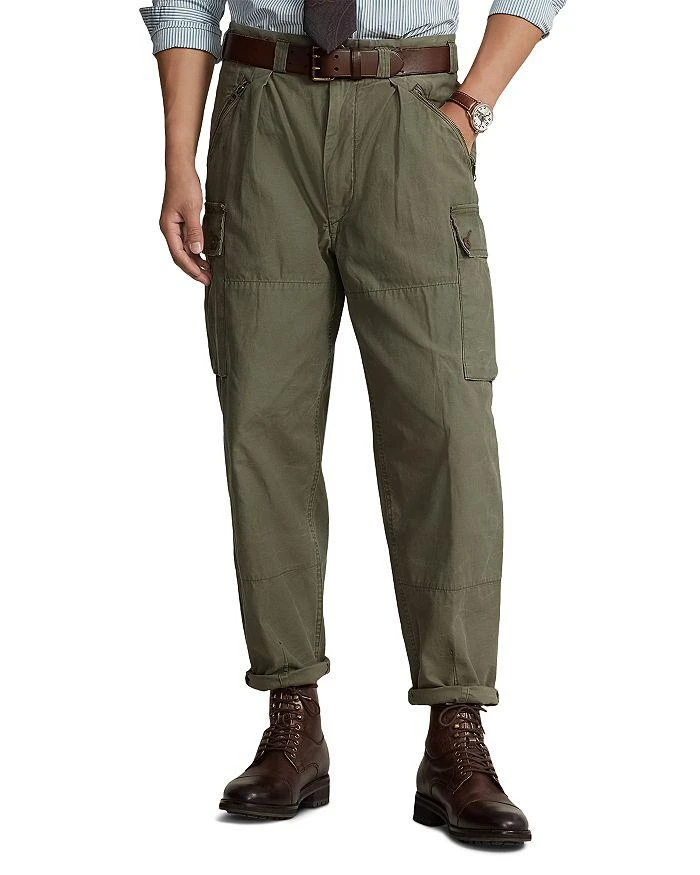 商品Ralph Lauren|Baggy Fit Reverse Sateen Cargo Pants,价格¥1351,第1张图片