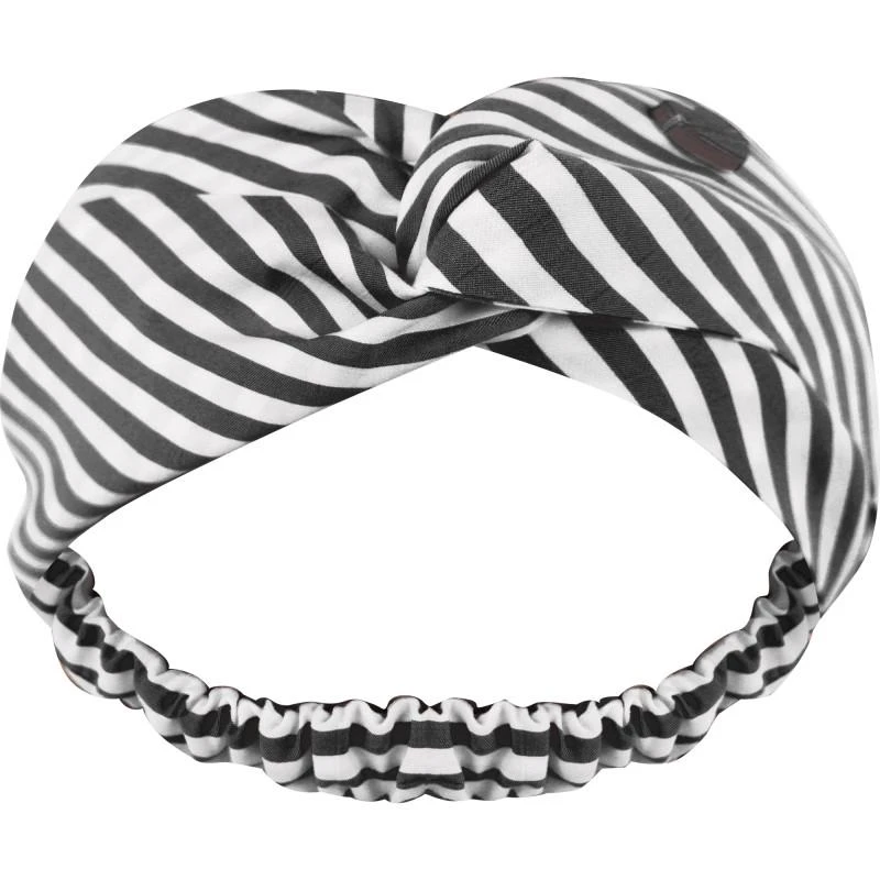 商品MONNALISA|Candy striped logo headband in black and white,价格¥380,第2张图片详细描述