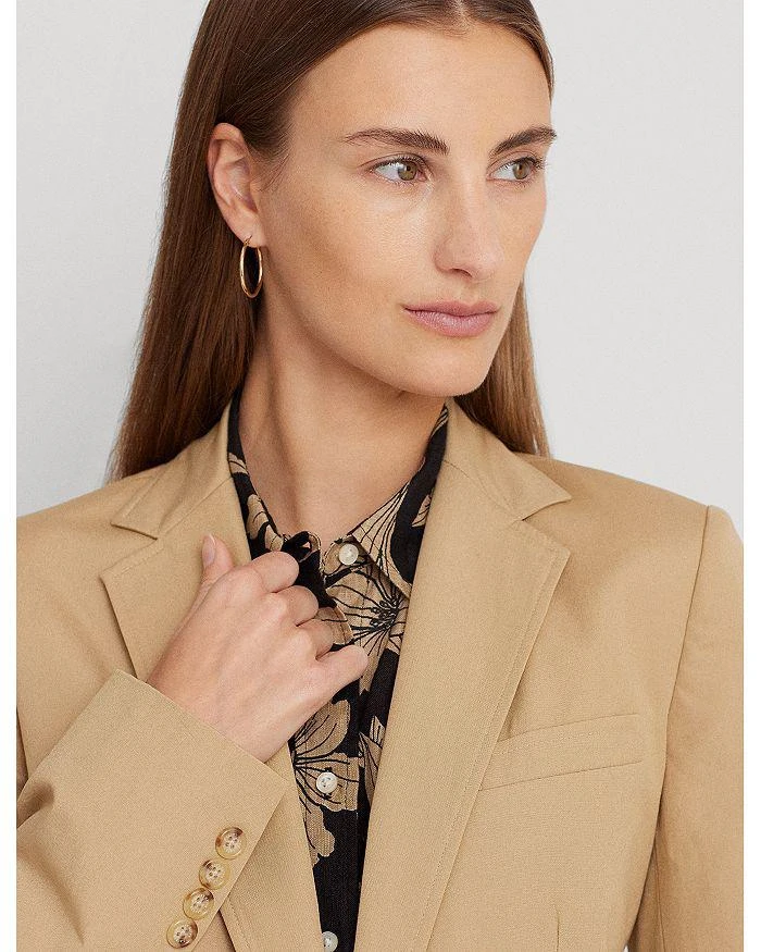 商品Ralph Lauren|Cotton Twill Single Button Blazer,价格¥1367,第4张图片详细描述