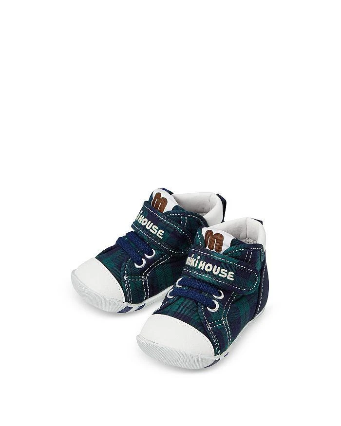 商品Miki House|Unisex High Top First Walker Shoes - Toddler,价格¥937,第1张图片