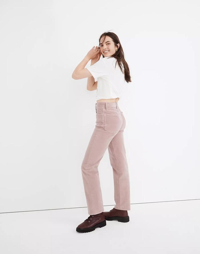 商品Madewell|The Petite Perfect Vintage Straight Jean: Corduroy Edition,价格¥944,第4张图片详细描述