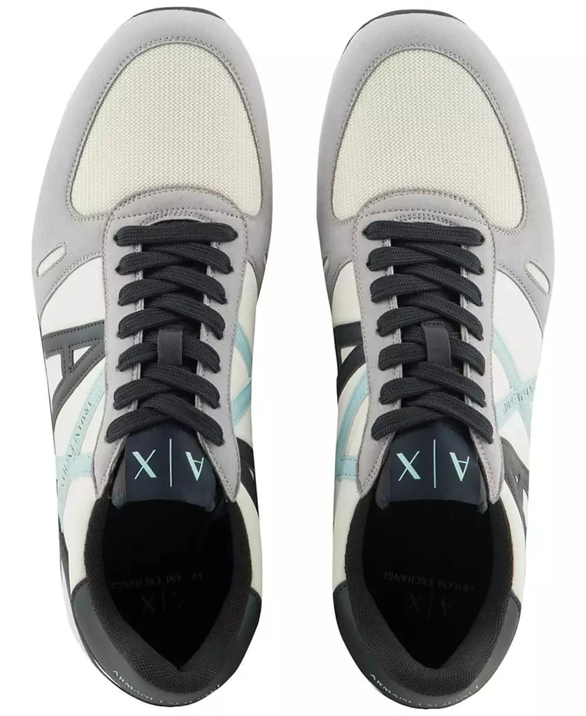 商品Armani Exchange|Men's Rio Logo Sneakers,价格¥898,第5张图片详细描述