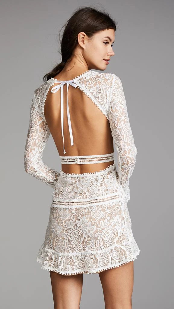 商品For Love & Lemons|For Love & Lemons Emerie 镂空连衣裙,价格¥2003,第3张图片详细描述