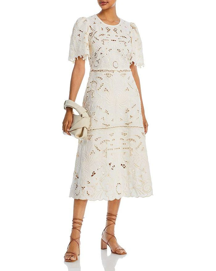 商品Sea|Blaire Organic Cotton Midi Dress,价格¥2451,第2张图片详细描述