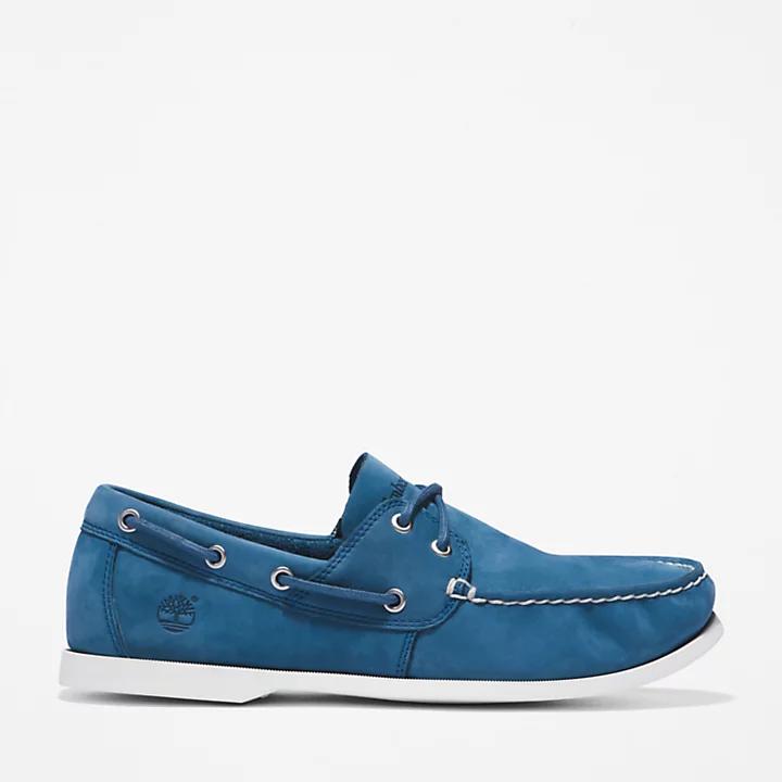 Cedar Bay Boat Shoe for Men in Dark Blue商品第1张图片规格展示