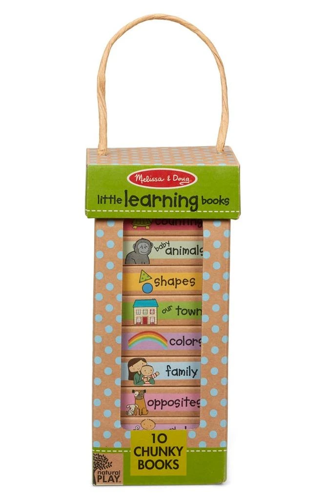 商品Melissa & Doug|Little Learning Book Tower,价格¥144,第1张图片