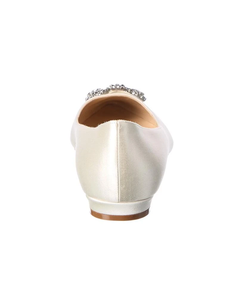 商品Manolo Blahnik|Manolo Blahnik Hangisi Satin Flat,价格¥6381,第3张图片详细描述