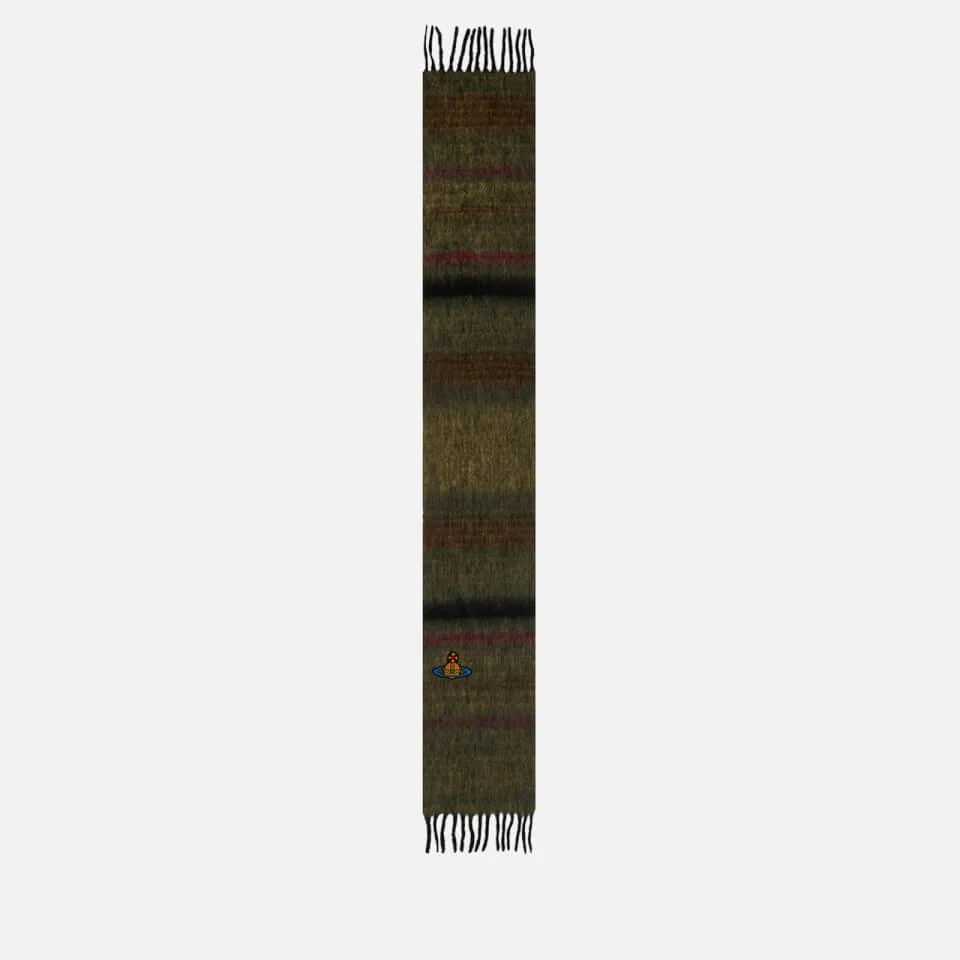 商品Vivienne Westwood|Vivienne Westwood 30X200 Chunky Jacquard-Striped Wool Scarf,价格¥1919,第1张图片