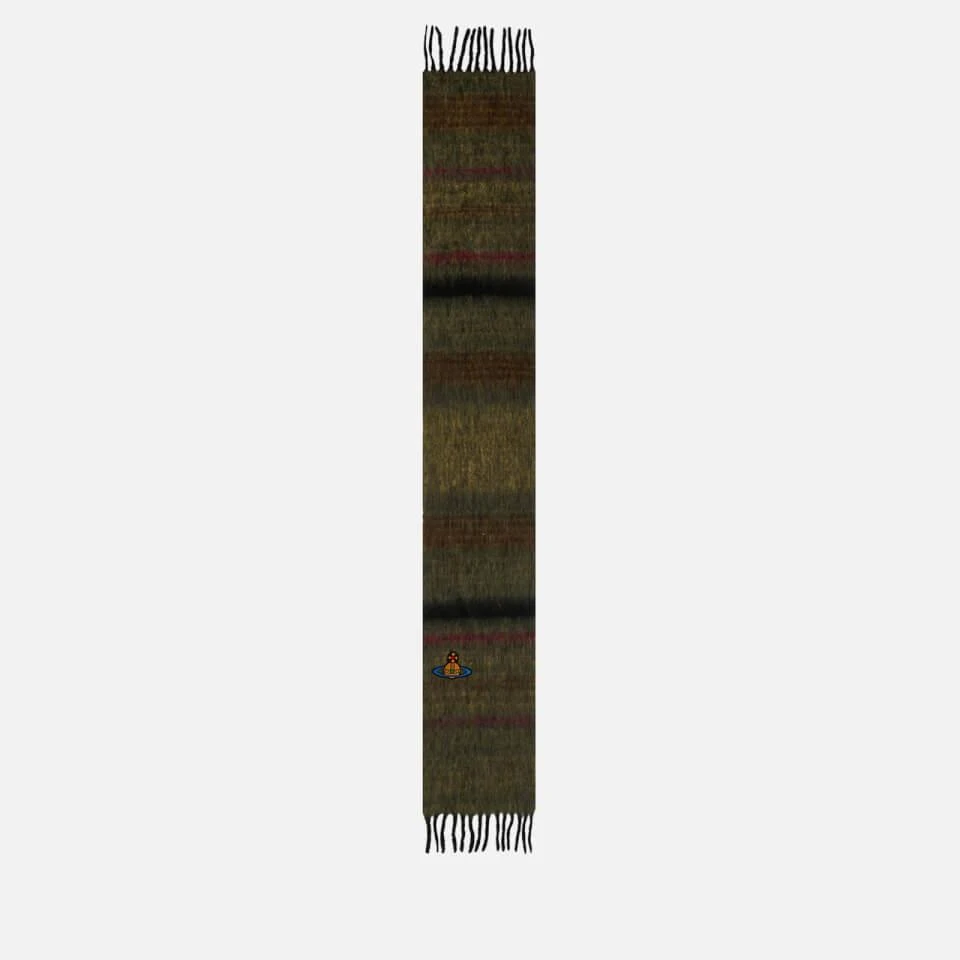 商品Vivienne Westwood|Vivienne Westwood 30X200 Chunky Jacquard-Striped Wool Scarf,价格¥1922,第1张图片