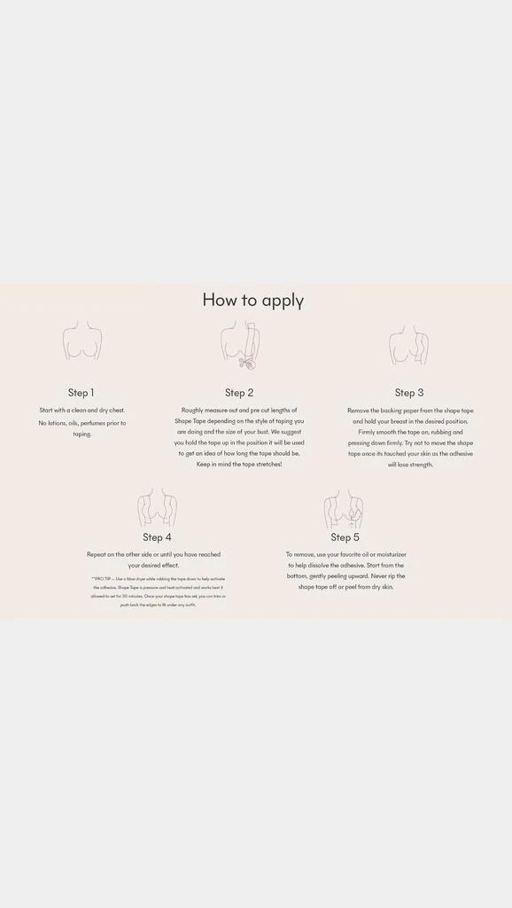 商品NOOD New York|Shaping Breast Tape,价格¥221,第3张图片详细描述
