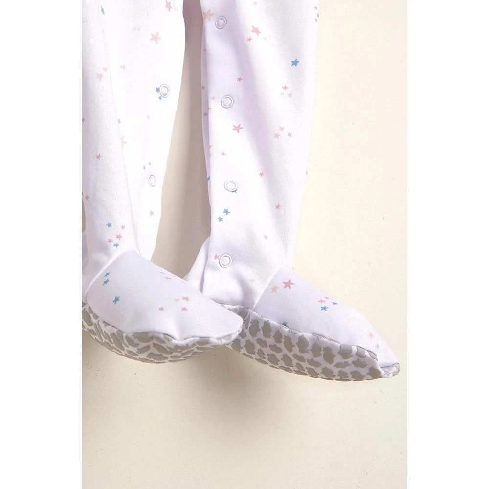 商品babycottons|Premium Peruvian Pima Cotton Dreams snug fit Footed pajama in Pink for infant unisex,价格¥231,第2张图片详细描述