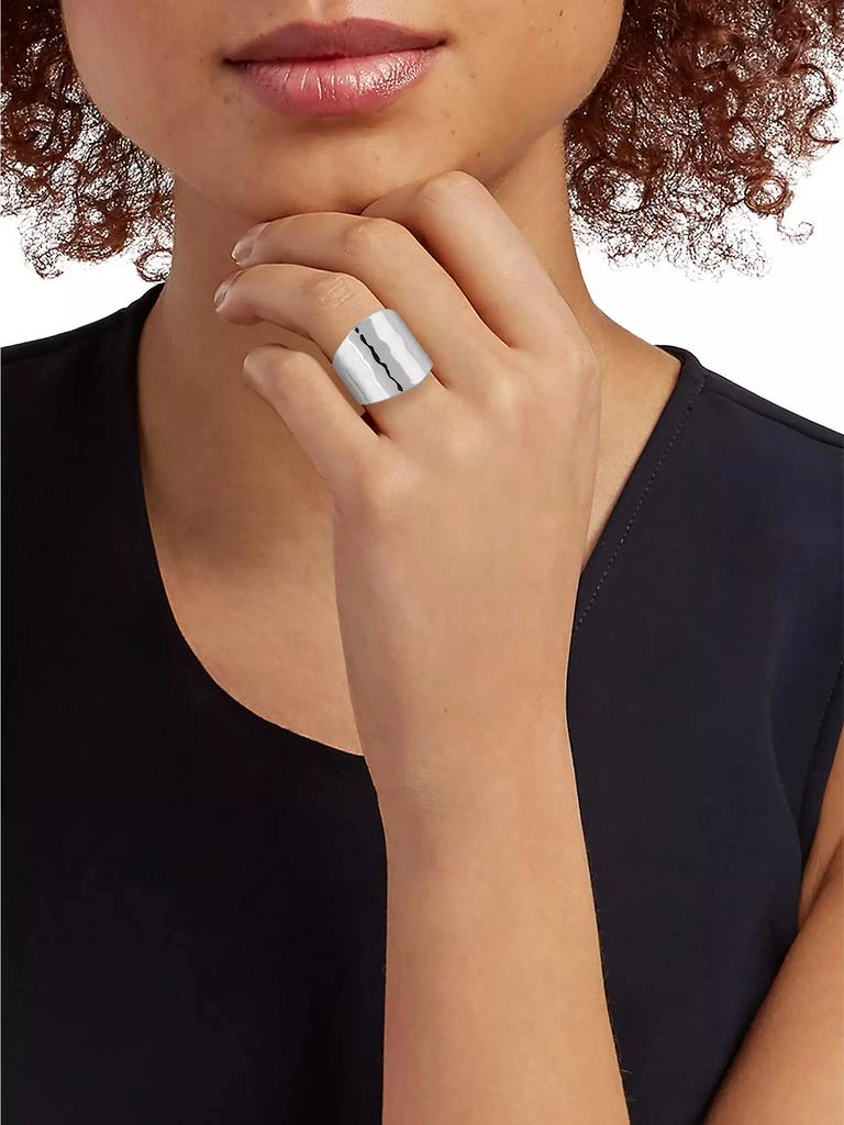 商品NEST Jewelry|Sterling Silver Adjustable Hammered Ring,价格¥711,第2张图片详细描述