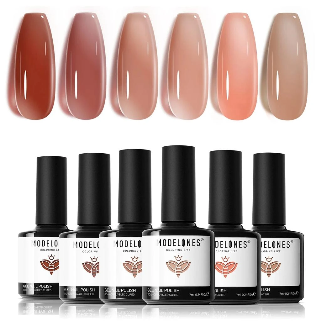 Jelly Sweetie - 6 Colors Gel Nail Polish Kit 商品