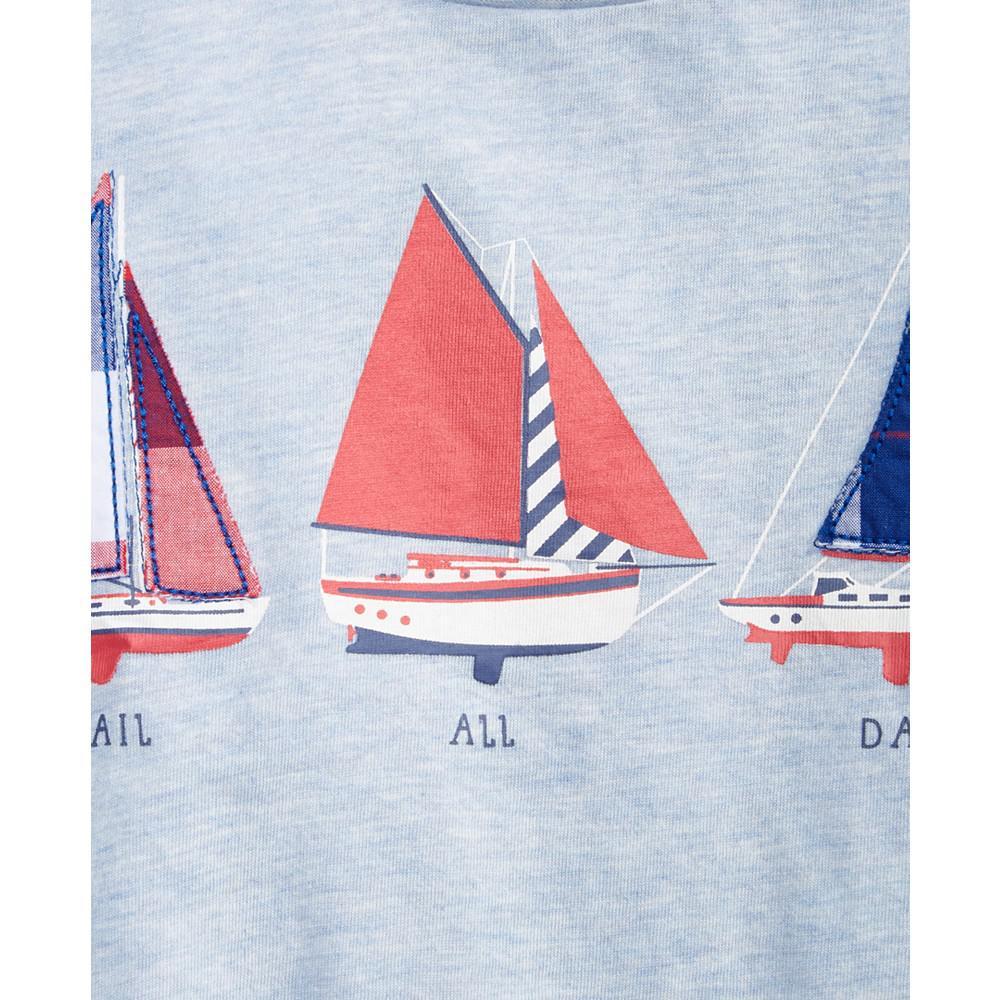 商品First Impressions|Baby Boys Sail-Print T-Shirt, Created for Macy's,价格¥38,第5张图片详细描述