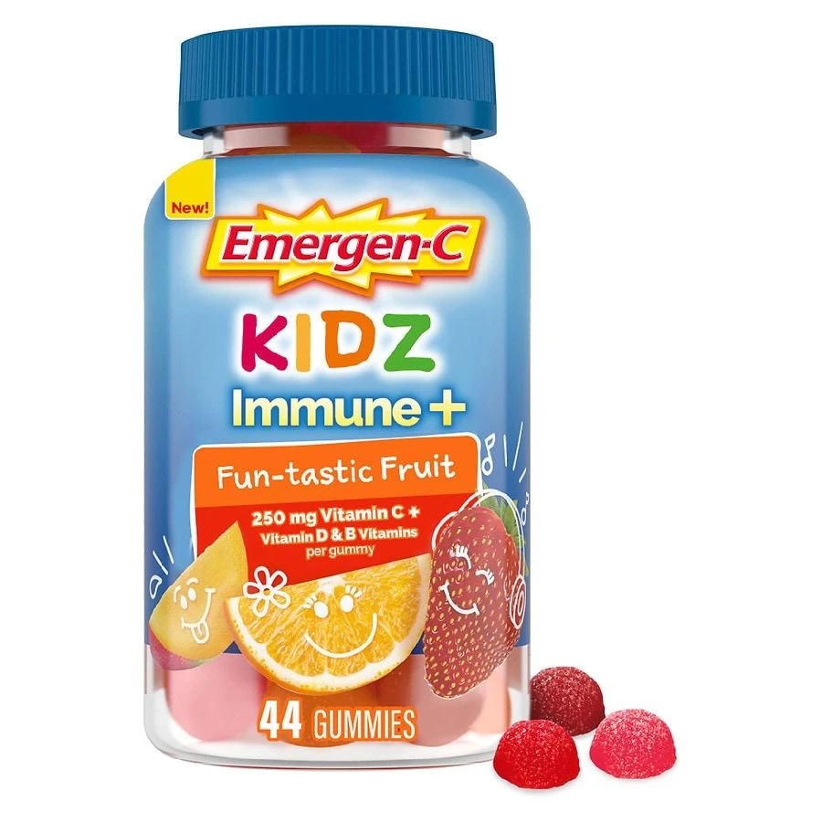 商品Emergen-C|Kids Immune+ Support Supplement Gummies Fun-tastic Fruit,价格¥142,第3张图片详细描述