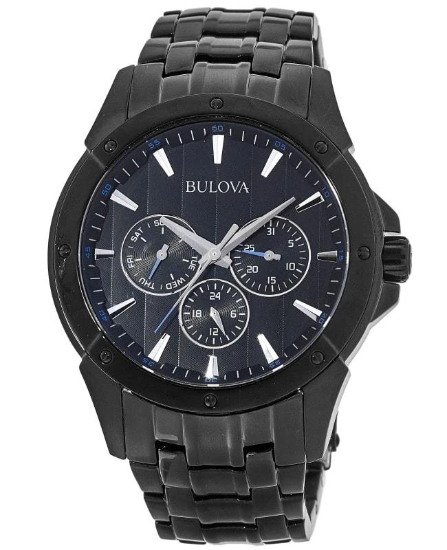 商品[二手商品] Bulova|Bulova Classic Black Dial Black Stainless Steel Men&apos;s Watch 98C121-PO,价格¥1401,第1张图片