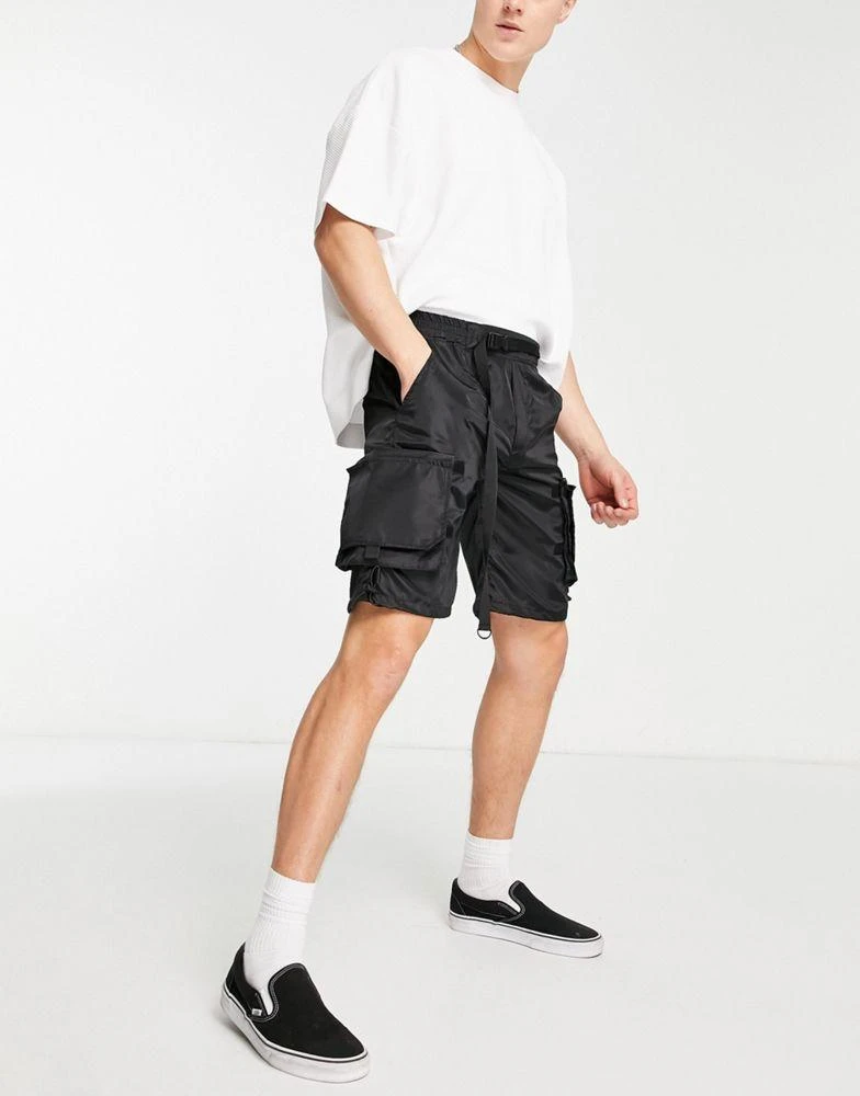 商品American Stitch|American Stitch cargo shorts in black,价格¥312,第2张图片详细描述