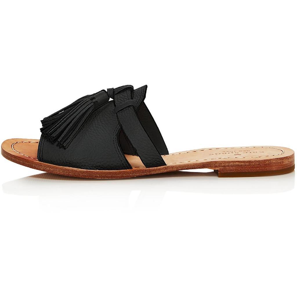 商品Kate Spade|Kate Spade Womens Coby Tassel Leather Flat Sandals,价格¥316,第4张图片详细描述