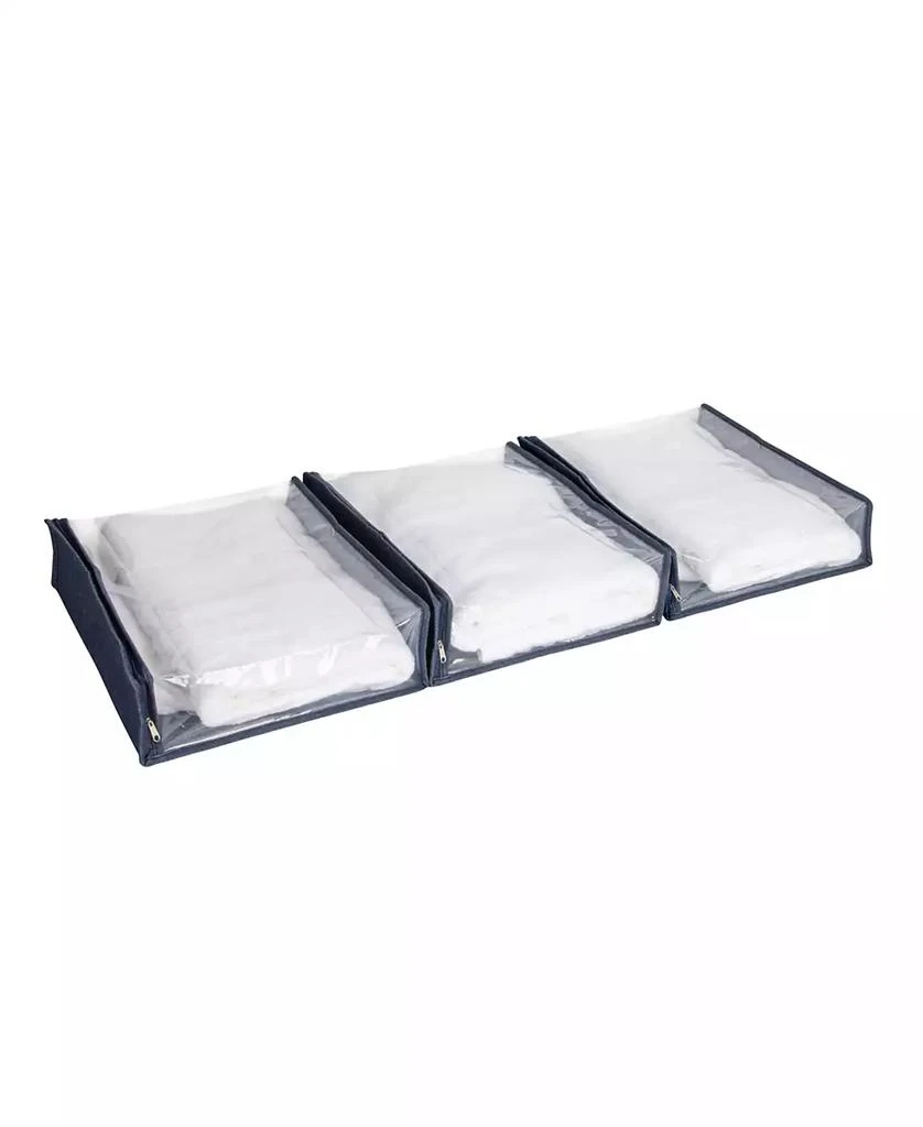 商品Household Essentials|Under Bed Zippered Sweater Storage Bags with Clear Vision Panel, Set of 3,价格¥162,第1张图片