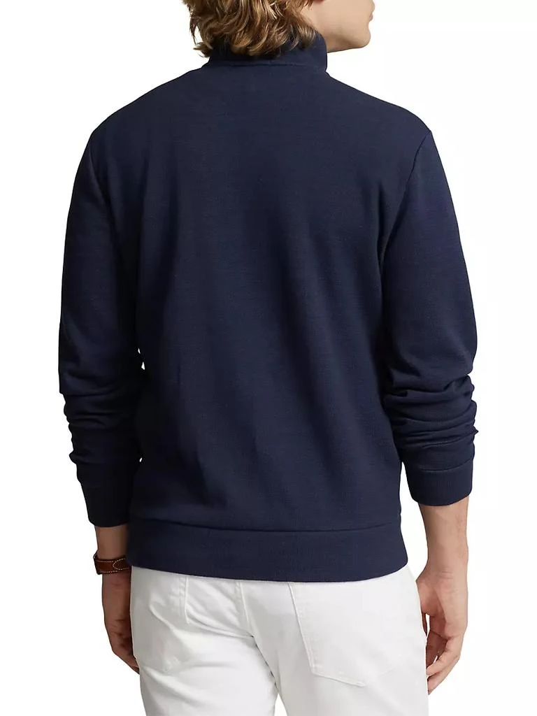 商品Ralph Lauren|Cotton-Blend Quarter-Zip Sweatshirt,价格¥1091,第3张图片详细描述