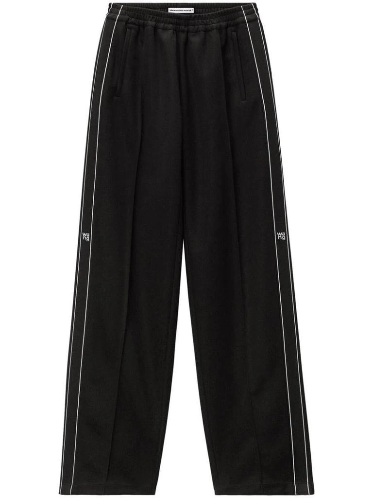 商品Alexander Wang|Alexander Wang Track Pant With Tape Logo Clothing,价格¥3152,第1张图片