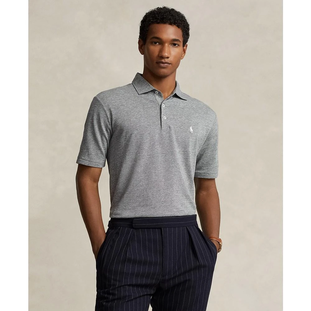 商品 Men's Classic-Fit Cotton-Linen Polo Shirt 图