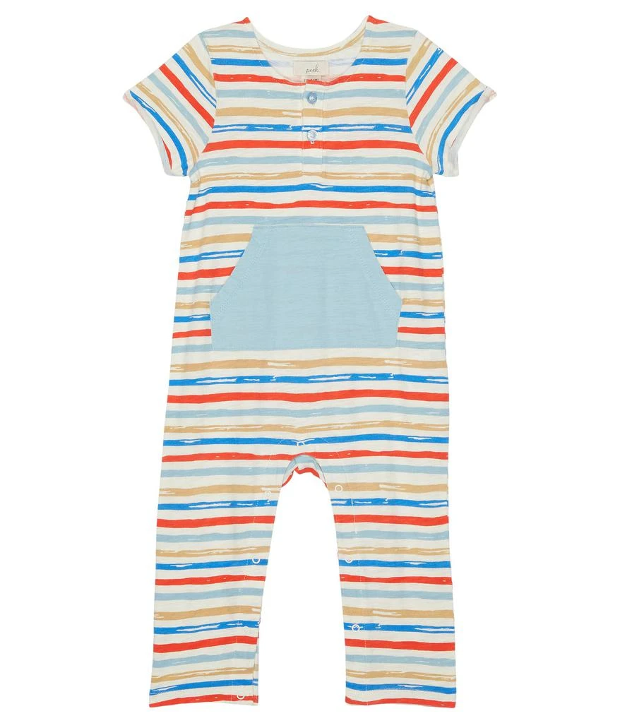 商品PEEK|Stripe Front Pocket Coverall (Infant),价格¥119,第1张图片